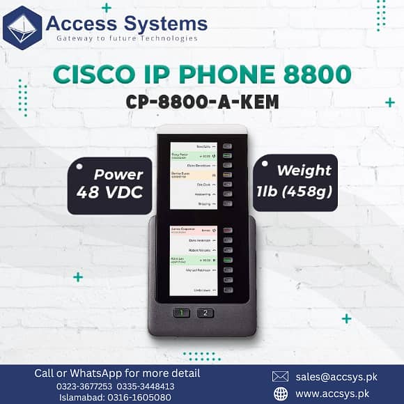 IP Phones | Cisco | 8845 | 8865 | Cisco7911 | Polycom VVX|0320-0419262 9