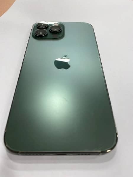 iphone 13Promax128GB JV. with box Green colour 6