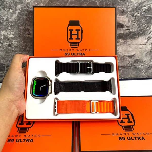 S9 Ultra 49mm (3 Straps) Smart Watch Series 9 0