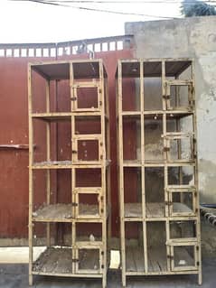 4 portion wooden cages