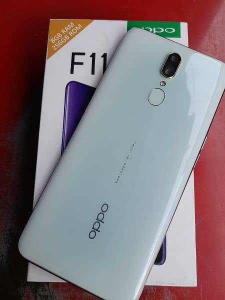 oppo f-11 Mobile 8/256 with box and charger 0