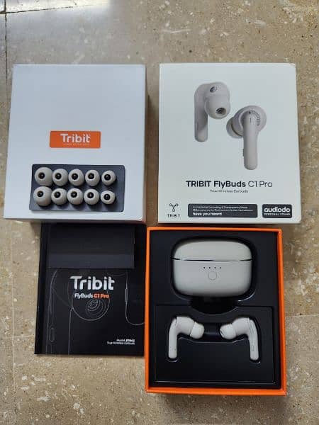 Tribit C1 Pro Wireless Earbuds, Noise Canceling ANC airpods 3