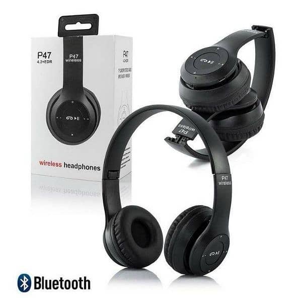 wireless headphones ( black ) 3