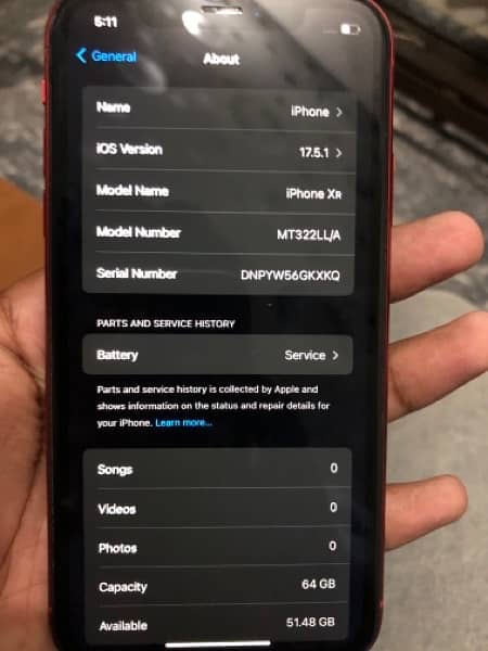 iphone XR 64GB FACTORY UNLOCK NON PTA 8