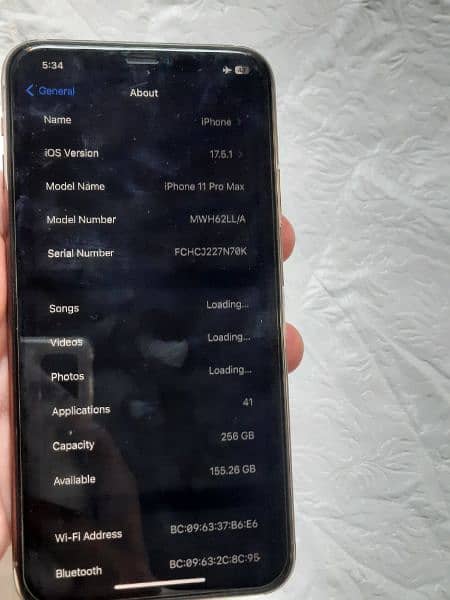 iphone 11 Pro max 256 GB Factory Unlock (only kit) 0