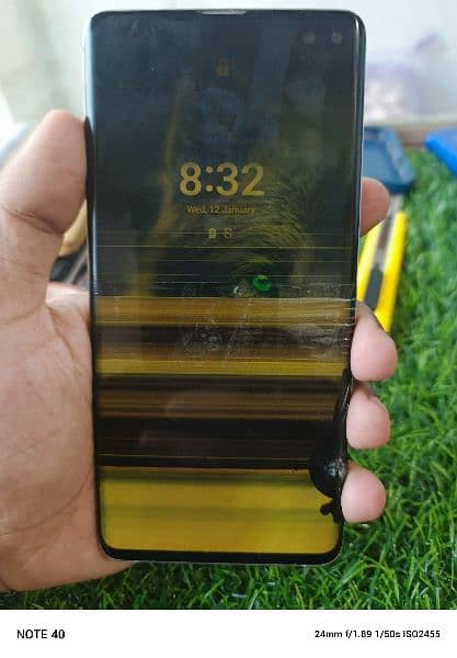 samsung s10 plus 4g board ok panal damage hai 3