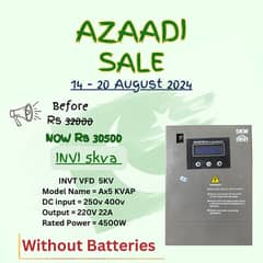 Solar Inverter INVT VFD 5KVA available at wholesale price