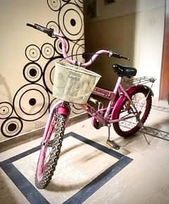 girls cycle pink colour imported