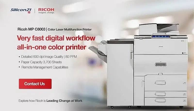 Ricoh MP C6502/8002 & C6503/8003 Colour Printer 2