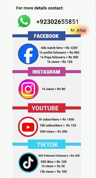 All social media services in cheapest rate 0