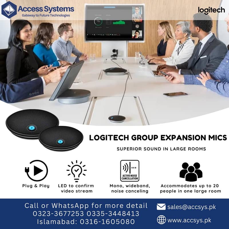 Audio Video Conference | Logitech |Aver| Poly Trio | Mic Conferencing 2