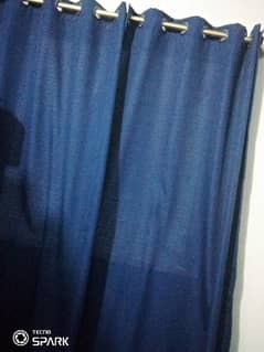 bule curtain