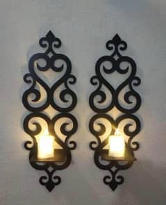 2Pcs Candle Holder Wall Decorations Set 0