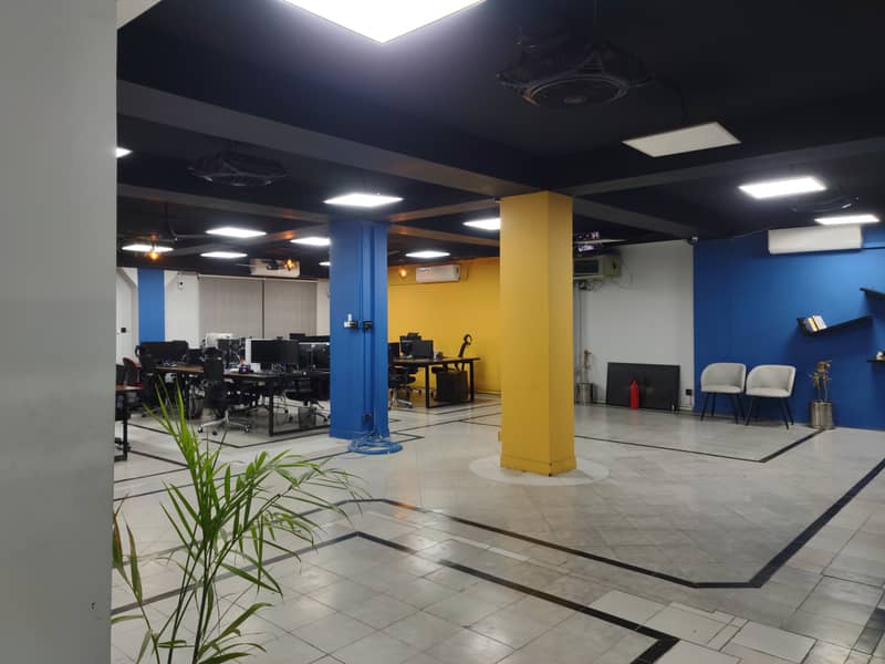 Office Seats | Office Production Hall | For Rent at Liberty Gulberg 3 1