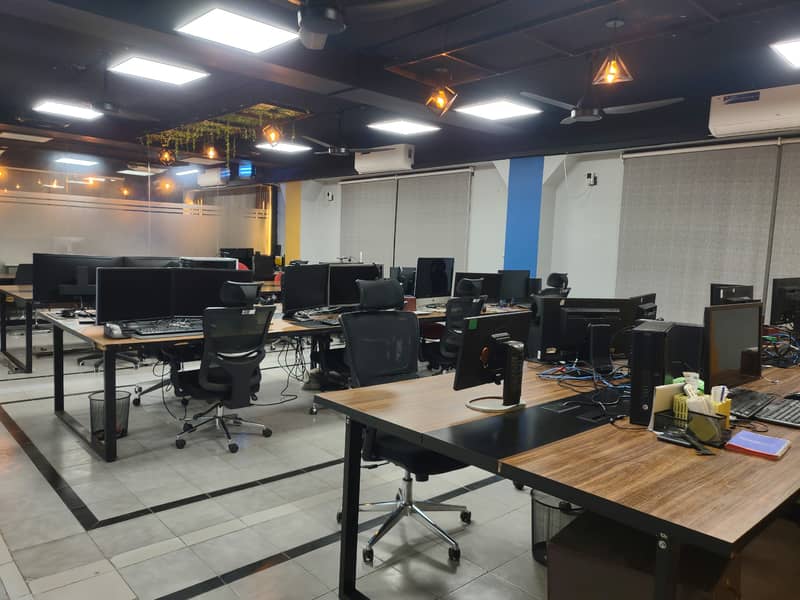 Office Seats | Office Production Hall | For Rent at Liberty Gulberg 3 3