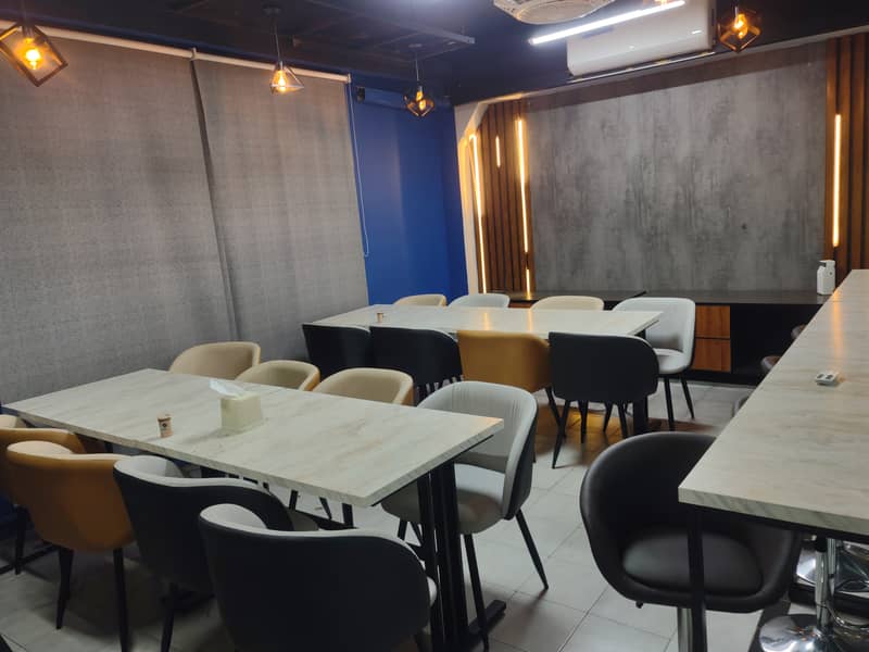 Office Seats | Office Production Hall | For Rent at Liberty Gulberg 3 5