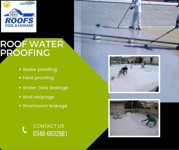 ROOF WATERPROOFING | HEAT PROOFING | WASHROOM LEAKAGE | WATER TANK 3