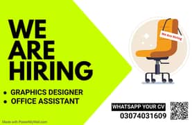 1. Graphic Designer - 1. Office Assistant