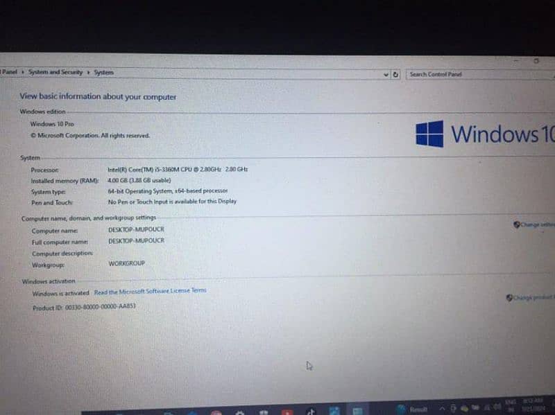 Dell g series laptop with windows 10 new condition 10/10 urgent sale 2