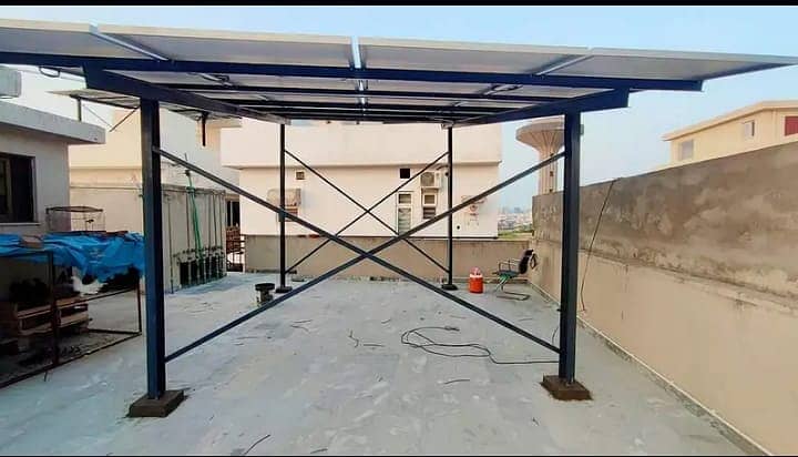 Elevated Solar Structure customized Guarder Work 14 rup watt 4