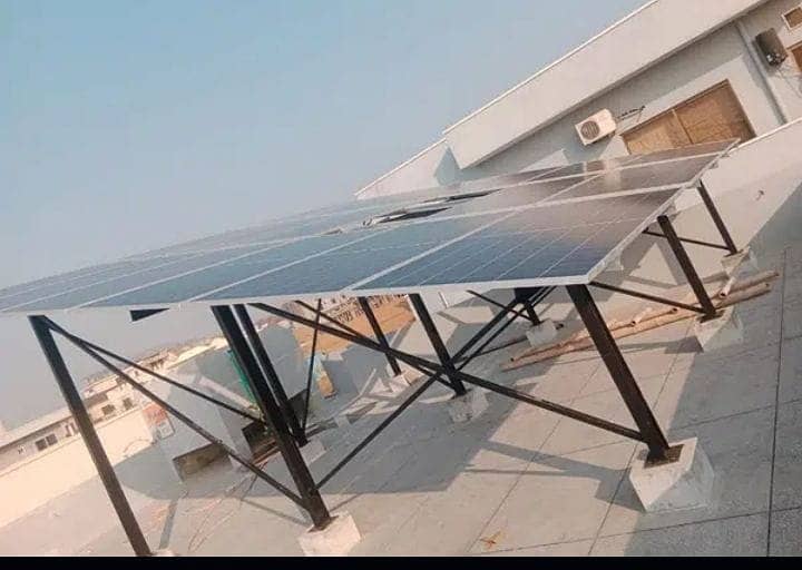 Elevated Solar Structure customized Guarder Work 14 rup watt 5