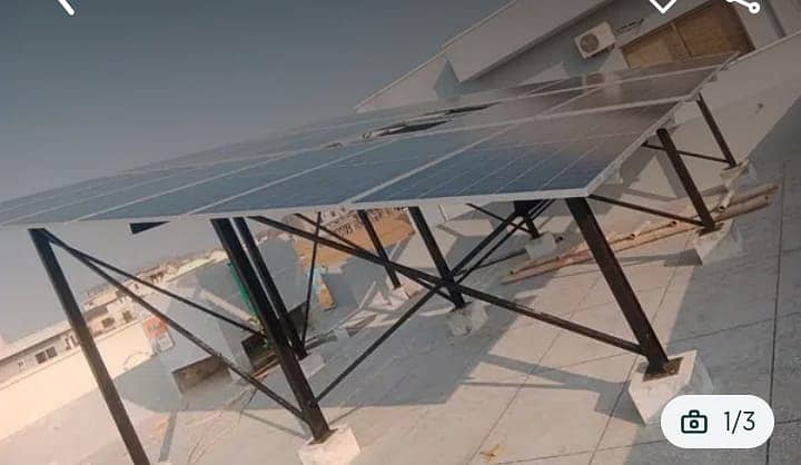 Elevated Solar Structure customized Guarder Work 14 rup watt 6