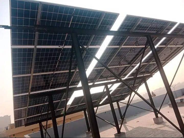 Elevated Solar Structure customized Guarder Work 14 rup watt 11