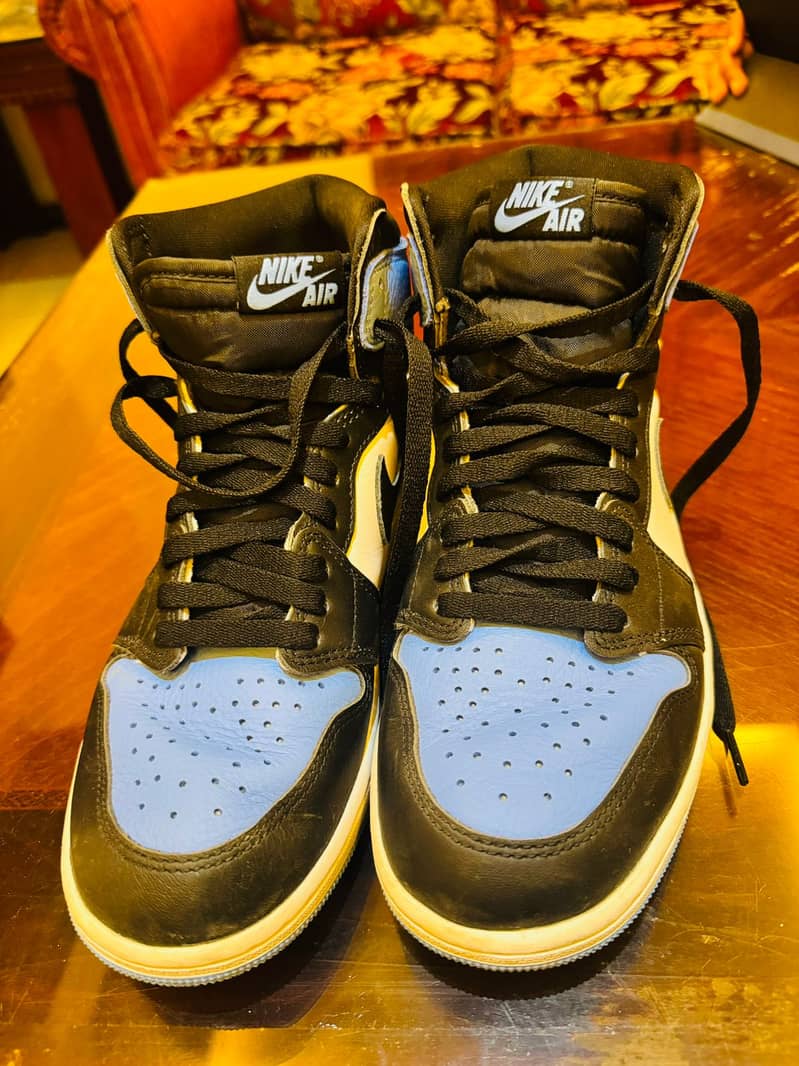 Nike air jordan blue and black original 3