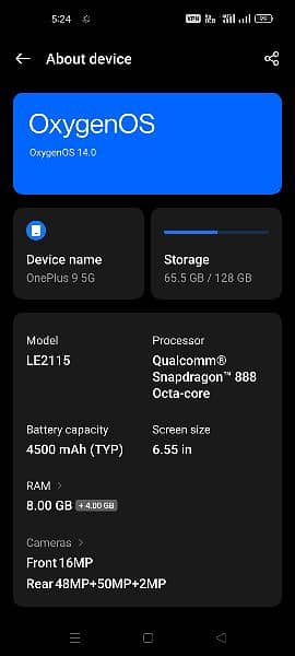 OnePlus 95g 2