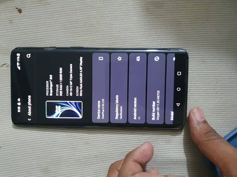 OnePlus 8 5g  uw 6