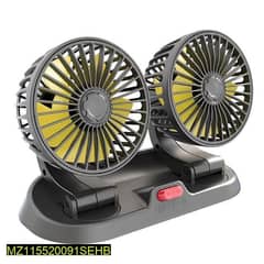 dashboard cooling duel head fan