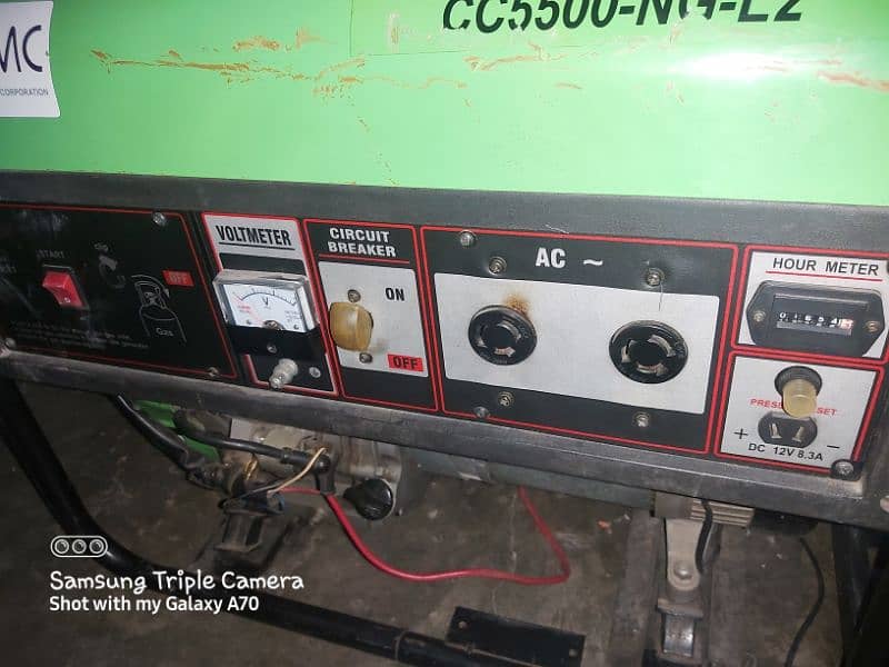 Urgent sale of gas generator 5KVA 6