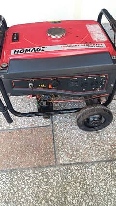 homage Gasoline generator HGR-2.50kv-D in lish condition