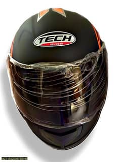 Tech helmet for rider