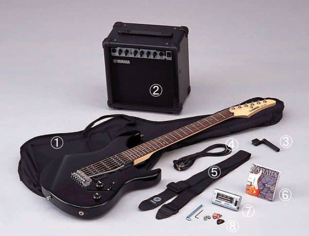 Yamaha Electric Guitar Packag ERG121GP II Box Pack wid 1 Year Waranty 3