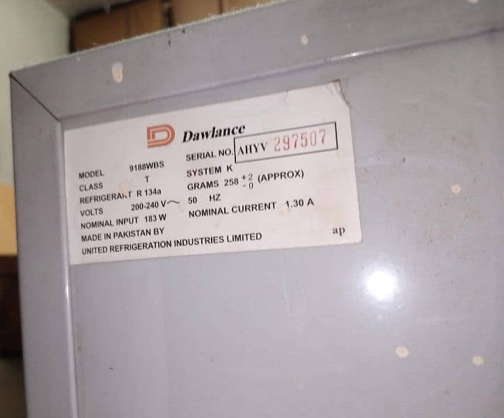 Dawlance full size fridge in good condition 1