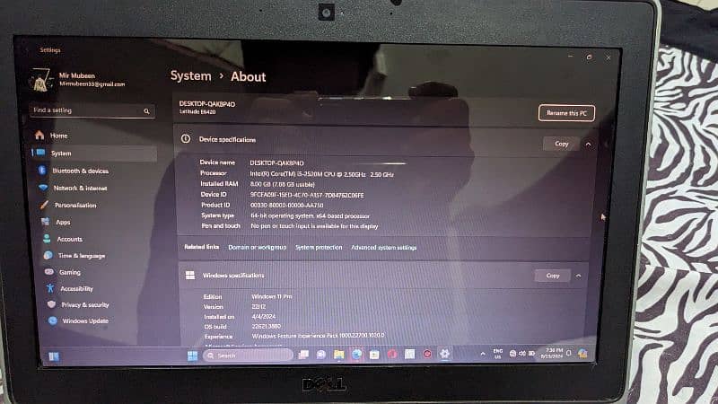 Dell latitude i5 2nd gen 4