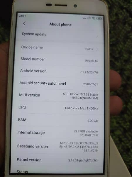 Redmi 4A Mobile for sale 0