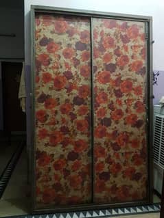 Iron Sliding door with fiber glass sheet