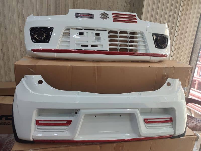 Suzuki Alto, Wagon R, Mehran Bumpers,Head Lights,Grills,Fenders,Bonnet 14