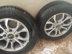 Suzuki Cultus Imported Alloy Rims N New General Tycoon Tyres 175/70/13