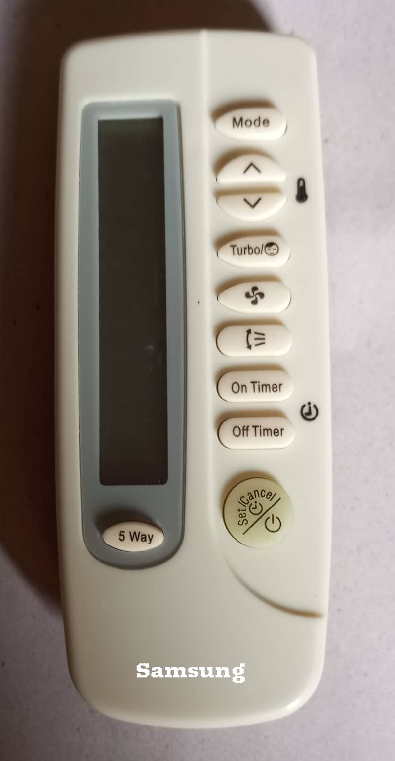 Different company ac remote 6