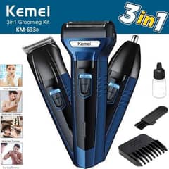 Kemei- (3in 1)Hair removal Men's Shaver