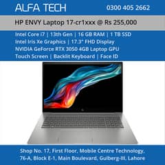 HP ENVY Laptop 17-CR1XXX (i7-13-16-1-17.3”-4GB-FHD-Touch) - ALFA TECH 0