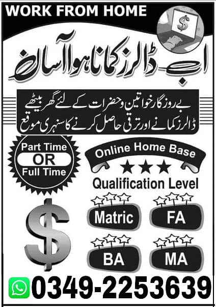 online job daily earning 0