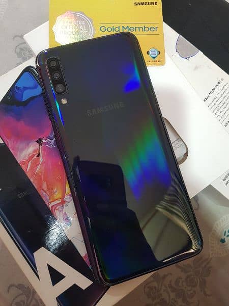 Samsung a70 with box official pta approved 10/10 condition 0