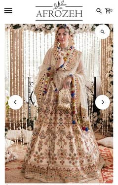 Mehndi Fancy Semi Formal Frock