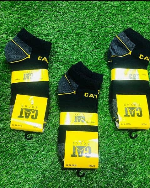 CAT 3 pair pack socks mens & women's. 2