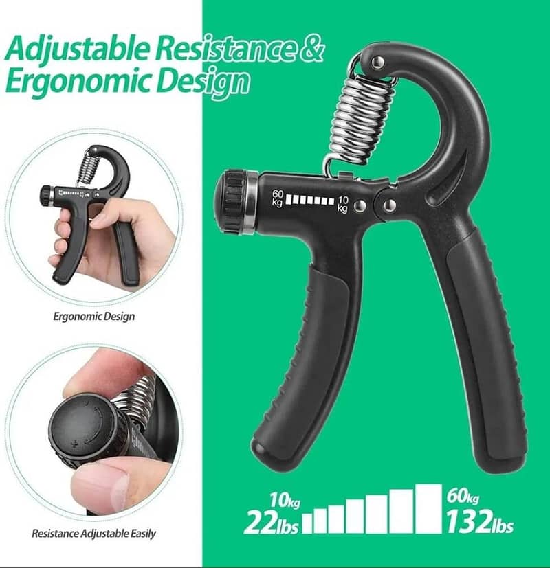 Hand Gripper Adjustable Resistance 3