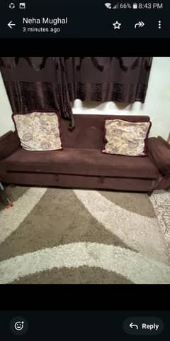 3 seater sofa cumb bed